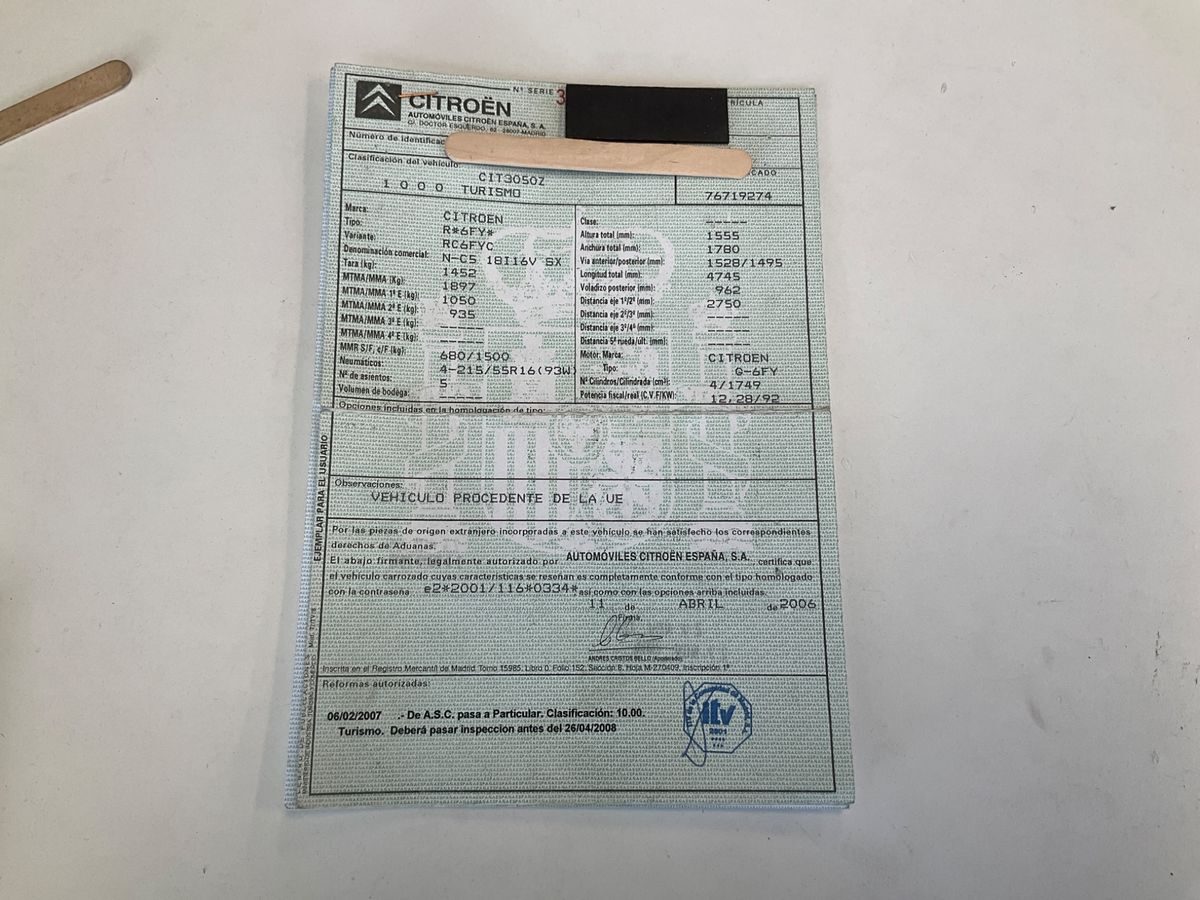 CITROEN C5 CITROËN C5 1.8I AMBIENTAL C