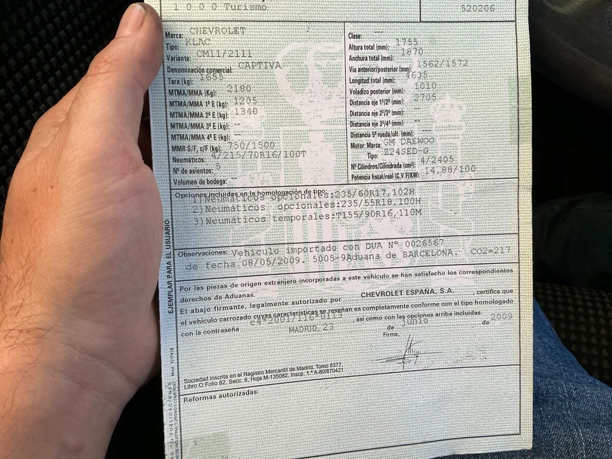 CHEVROLET captiva 2.4i LS 2WD